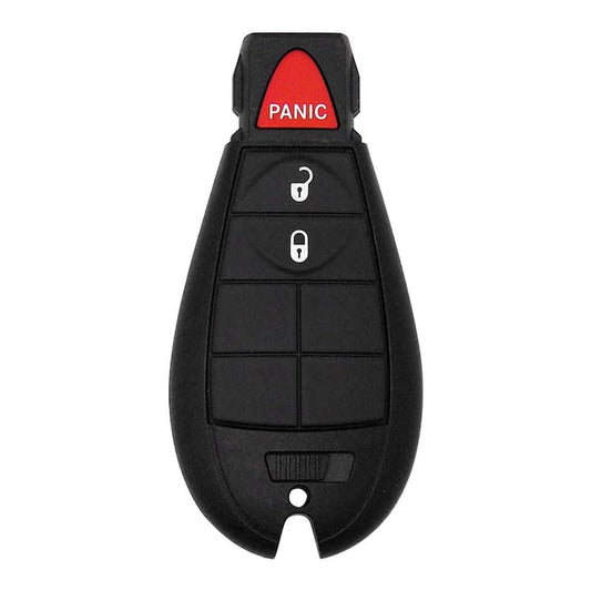 Chrysler, Dodge, and Jeep Simple Key - 3 Button Fobik with Emergency Key Insert