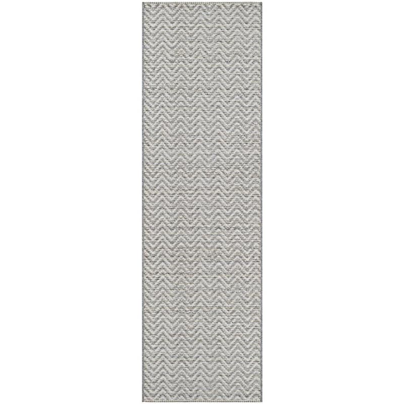 Cape Marion Light Brown-Ivory 2 ft. 3 in. x 7 ft. 10 in. Indoor/Outdoor Runner Rug