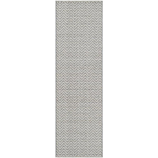 Cape Marion Light Brown-Ivory 2 ft. 3 in. x 7 ft. 10 in. Indoor/Outdoor Runner Rug