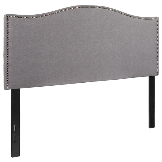 Light Gray Full Headboard Panel Design