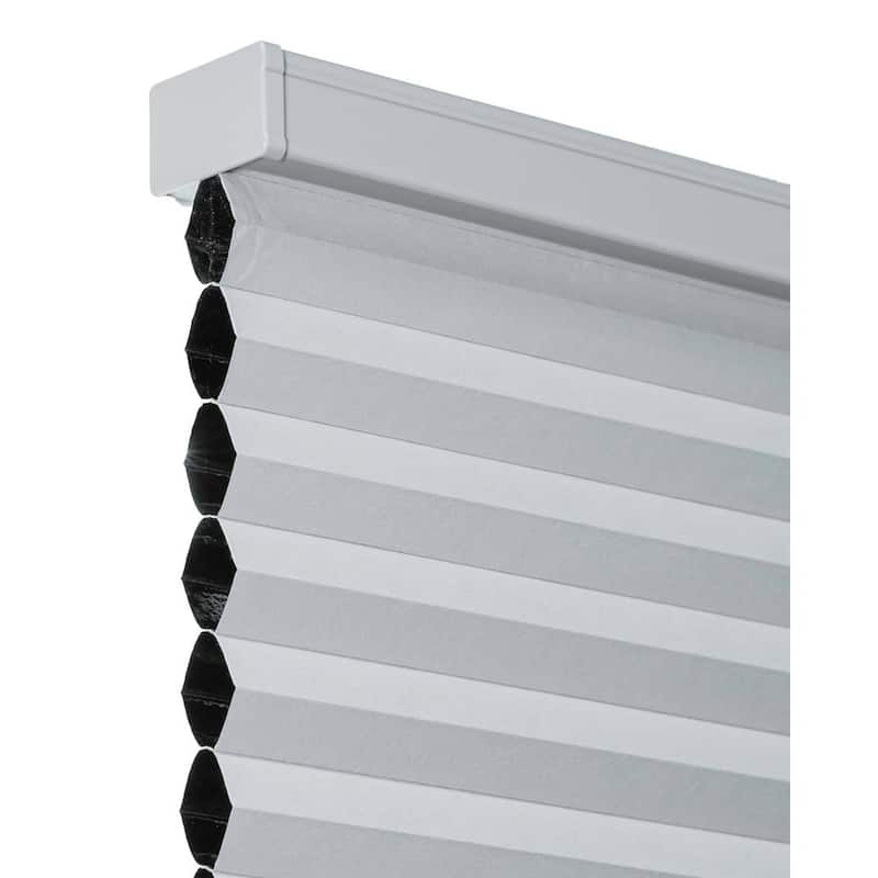 Cut-to-Size Light Grey Cordless Blackout Insulating Polyester Cellular Shade 47 in. W x 48 in. L