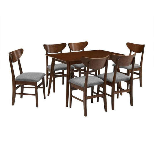 Landon Mahogany Dining Set (7-Piece)