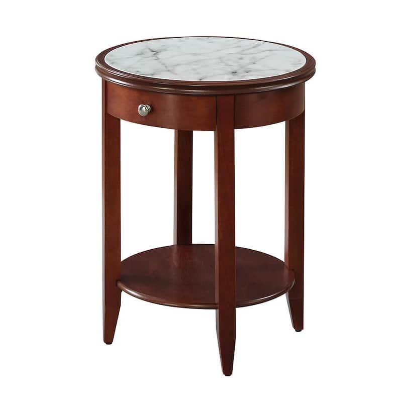 American Heritage Mahogany Baldwin 1-Drawer End Table