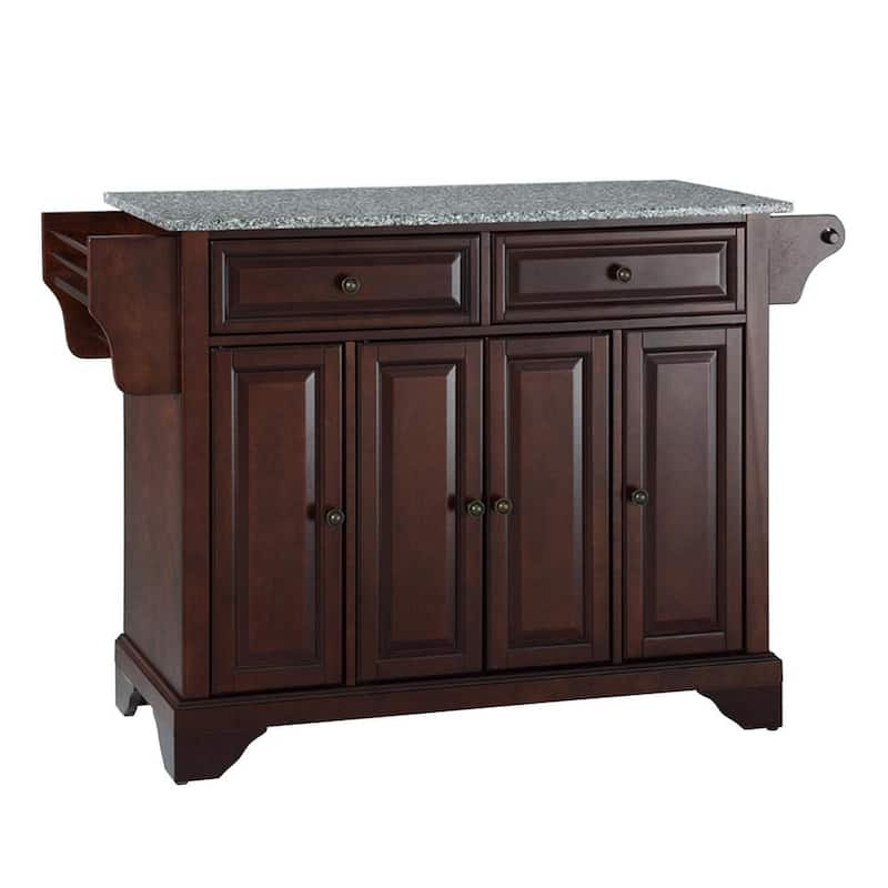 Lafayette Mahogany Kitchen Island with Granite Top