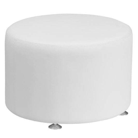 Melrose White Ottoman