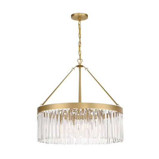 Emory 8-Light Modern Gold Chandelier