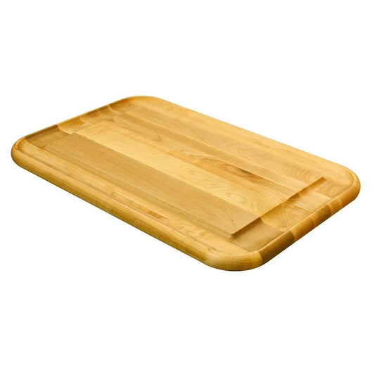 Hardwood Cutting Board with Holding Wedge