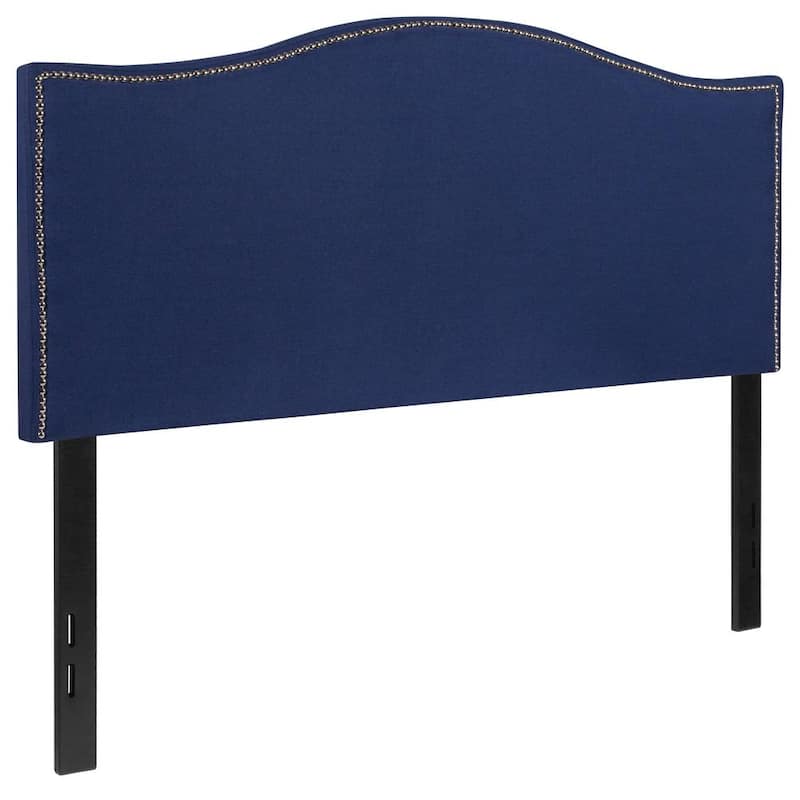 Navy Full Headboard Panel Design