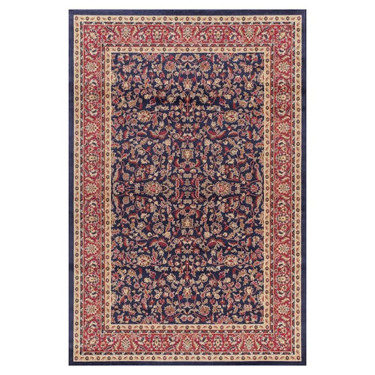 Jewel Kashan Navy 8 ft. x 10 ft. Area Rug