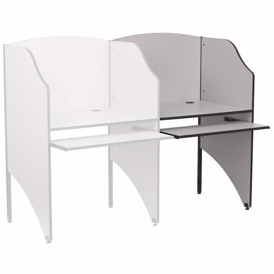 Nebula Grey Study Carrels