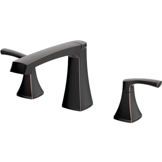 Cardania 2-Handle Deck Mount Roman Tub Faucet in Oil Rubbed Bronze