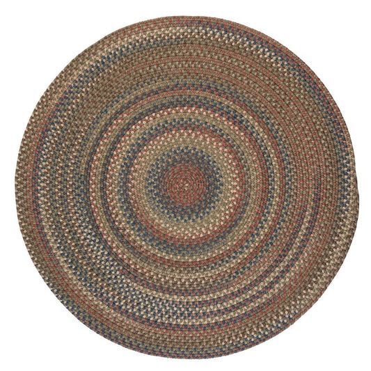 Cedar Cove Olive 9 ft. x 9 ft. Cabin Round Area Rug