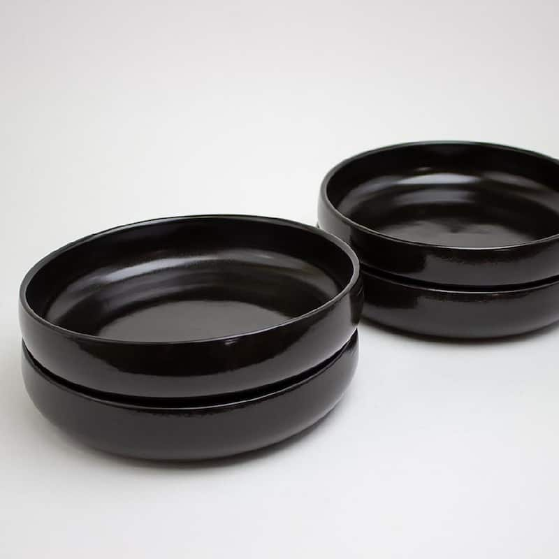 La Marsa Salad Plate, Onyx (Set/4)