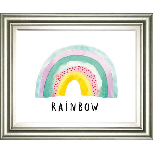 Rainbow JoyBy Joelle Wehkamp Framed Print Wall Art 26 in. x 22 in.