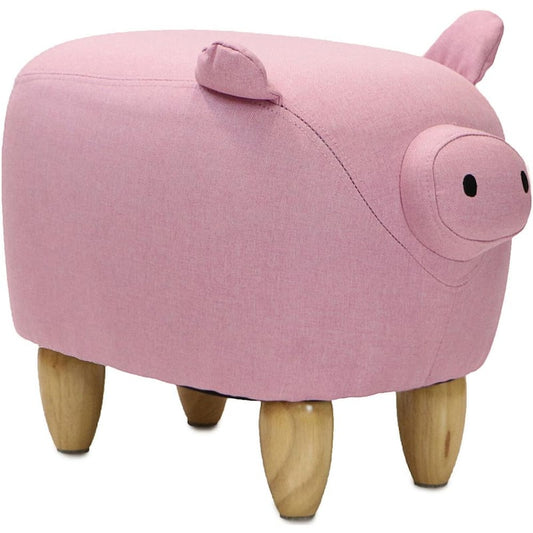 Pink Pig Animal Shape Ottoman