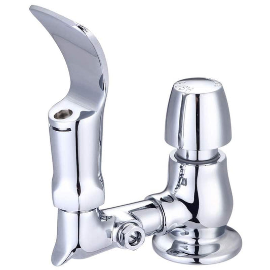 Push Button Chrome Drinking Fountain Faucet