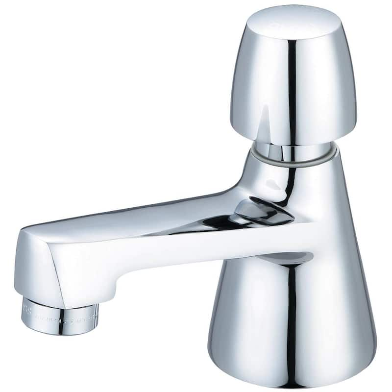 Single Handle Single Hole Bathroom Sink Faucet in Polished Chrome