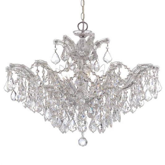 Maria Theresa 6-Light Polished Chrome Crystal Chandelier