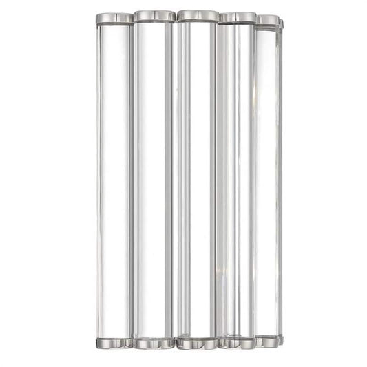 Elliot 2-Light Polished Nickel Sconce