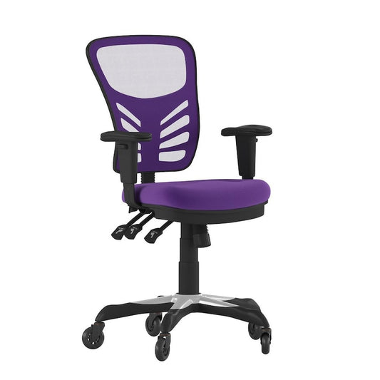 Purple Mesh Office/Desk Chair Table Top Only