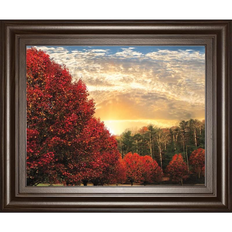 Crimson TressBy Celebrate Life Gallery Framed Print Wall Art 26 in. x 22 in.