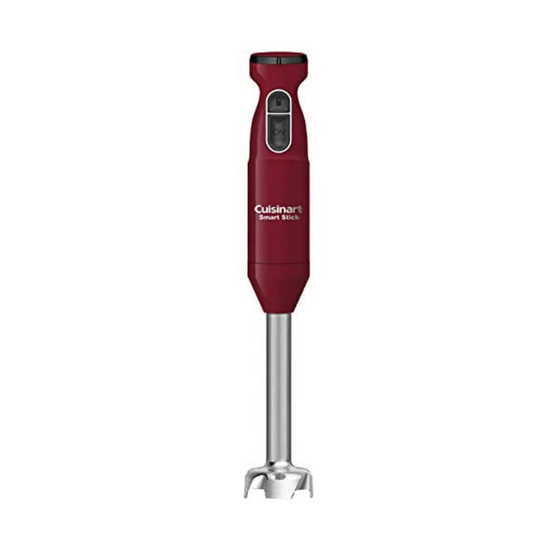 SmartStick 2-Speed Red Immersion Blender with 3-Cup Mixing Bowl