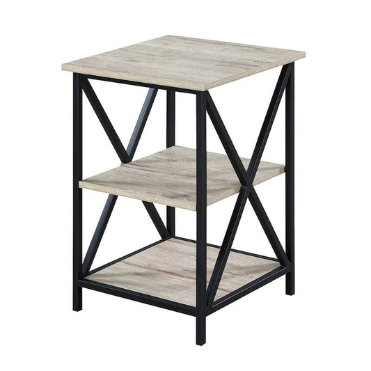 Tucson Sandstone 3-Tier End Table