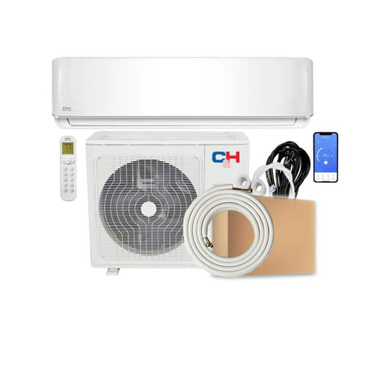 9,000 BTU 3/4 Ton Sophia Ductless Mini Split Air Conditioner with Heat Pump and 16 ft. Install Kit 115-Volt