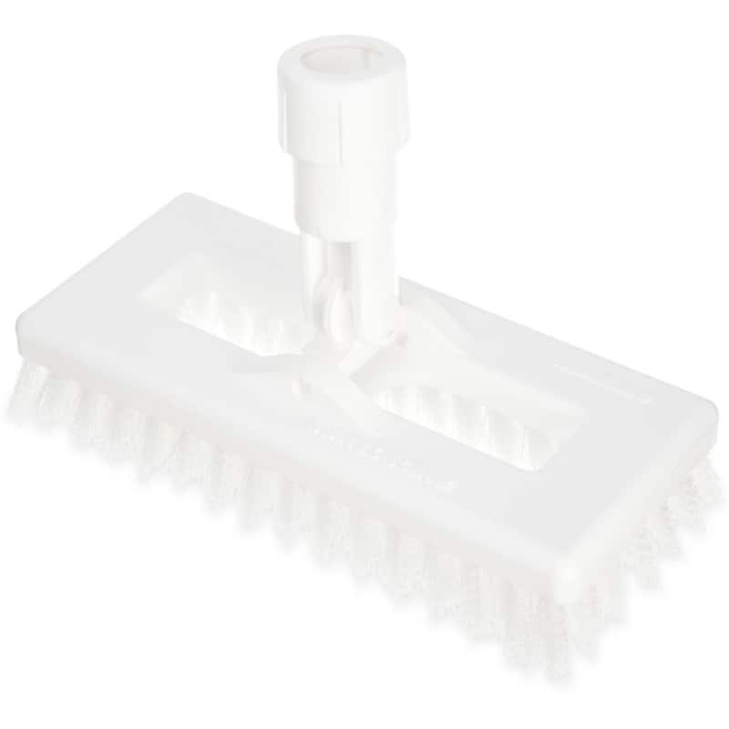 Sparta 8 in. White Polyester Swivel Scrub Brush with Polypropylene Casing (6-Pack)