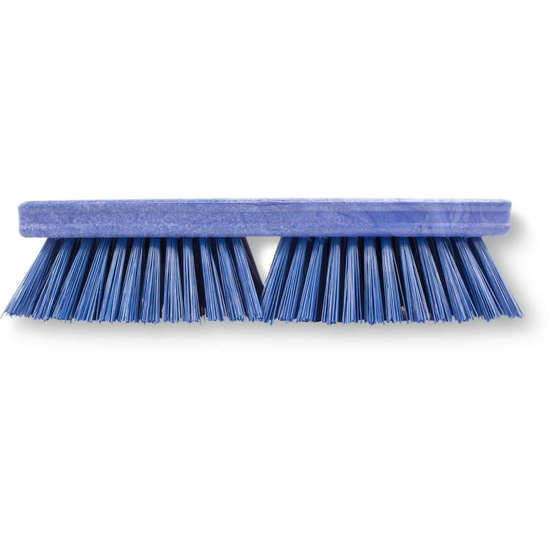 Sparta 10 in. Blue Polypropylene Deck Scrub Brush (6-Pack)