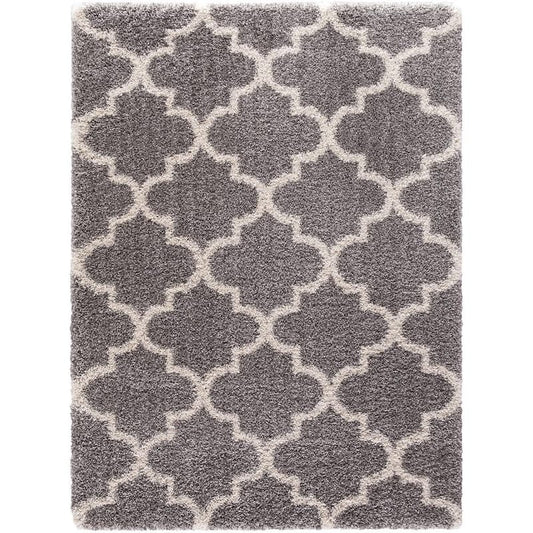 Ocean Shag Marrakech Silver 7 ft. x 9 ft. Area Rug