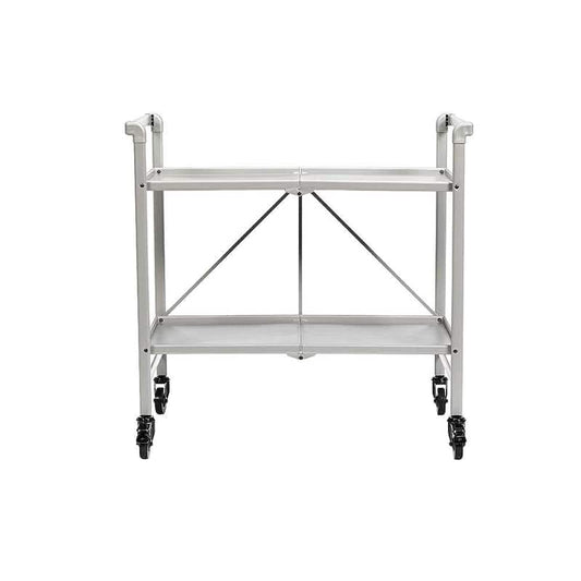 Smartfold Silver Serving Cart