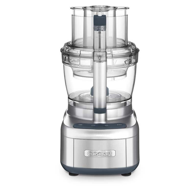 Elemental 13-Cup 3-Speed Silver Food Processor and Dicing Kit