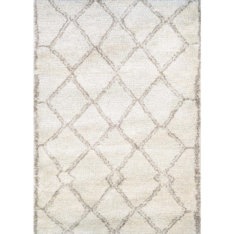 Bromley Kyoto Snowflake-Bronze 4 ft. x 6 ft. Area Rug