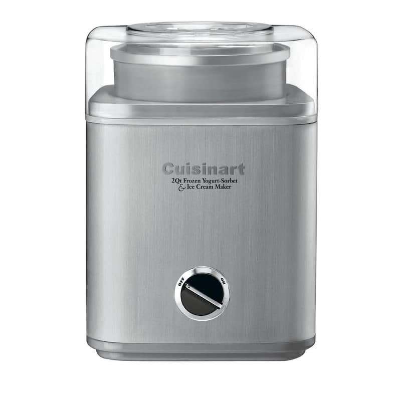 Pure Indulgence 2 Qt. Stainless Steel Ice Cream Maker