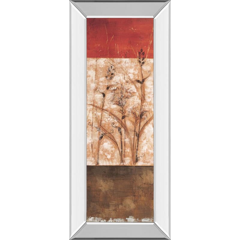 Fresco IlBy Loretta Linza Mirror Framed Print Wall Art 18 in. x 42 in.