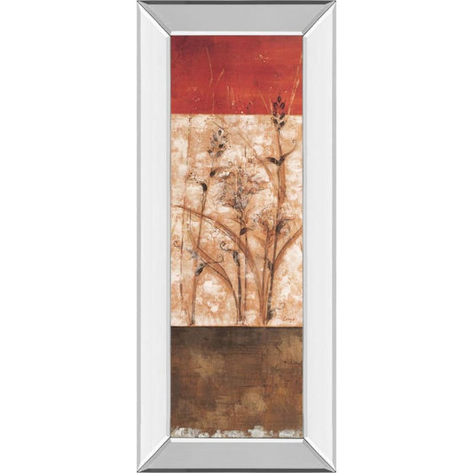 Fresco IlBy Loretta Linza Mirror Framed Print Wall Art 18 in. x 42 in.