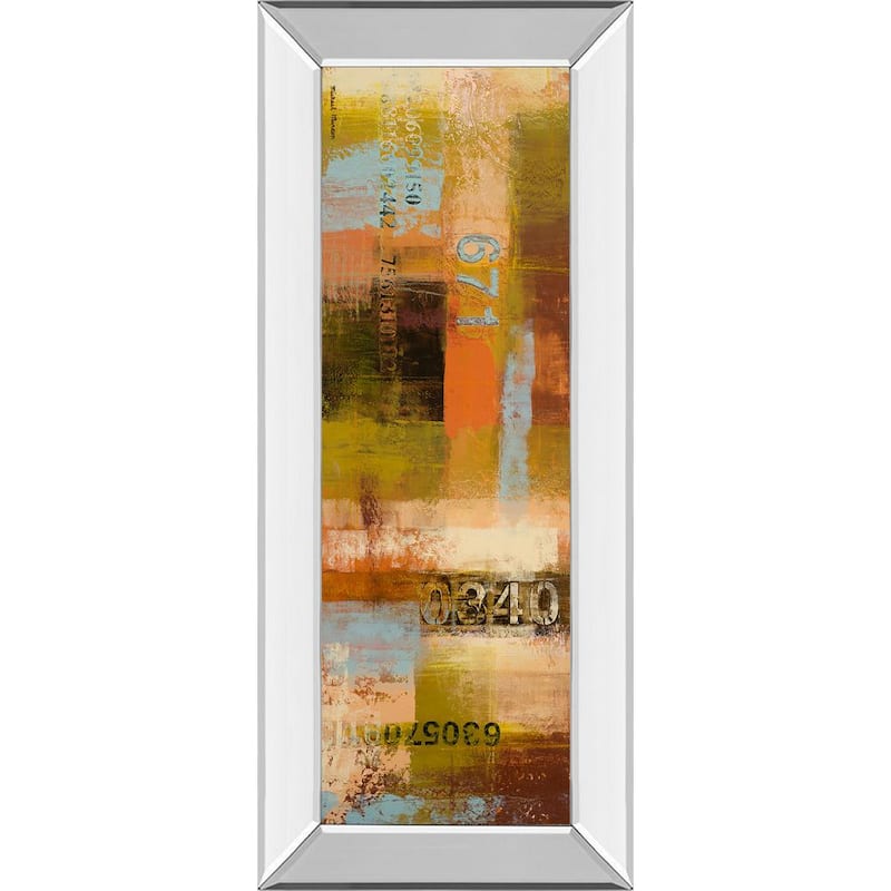 Departures IlBy Michael Marcon Mirror Framed Print Wall Art 18 in. x 42 in.