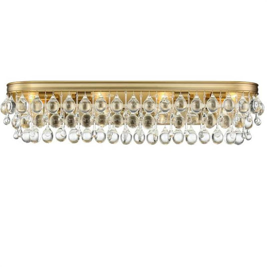 Calypso 8-Light Vibrant Gold Vanity Light