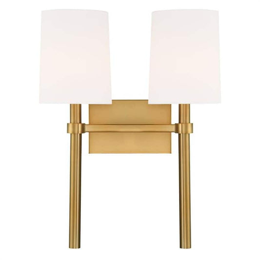 Bromley 2-Light Vibrant Gold Sconce