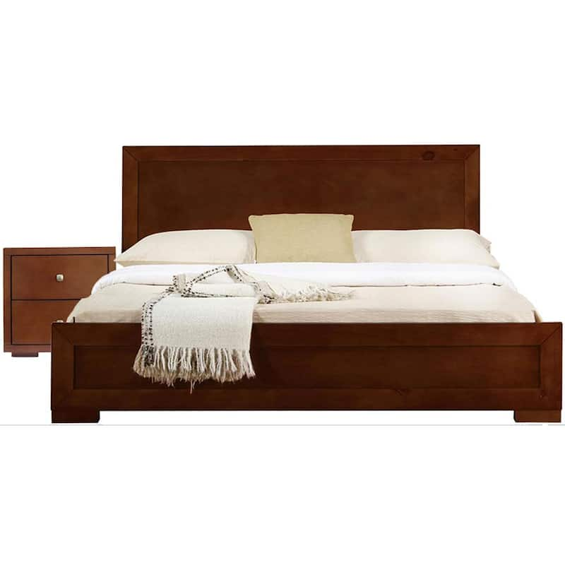 Trent 2-Piece Walnut Full Bedroom Set