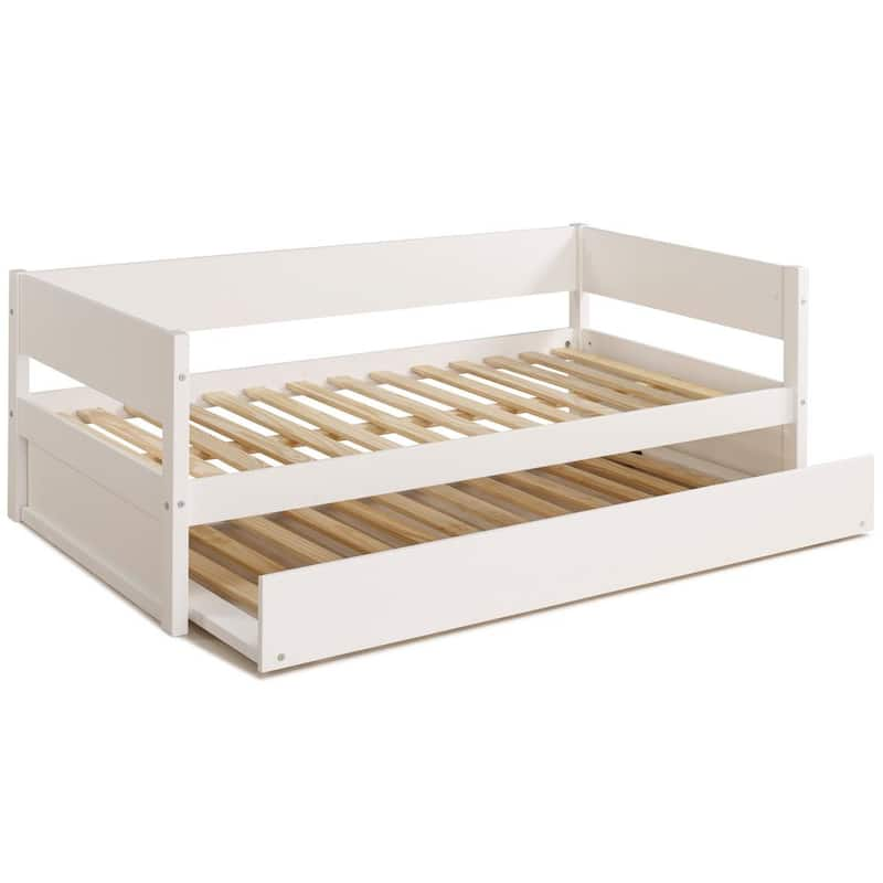 Tribeca White Twin Size Daybed with Trundle