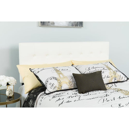 Queen White Headboard