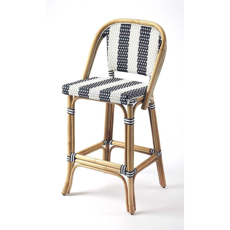 Lila 41 in. Rattan Bar Stool