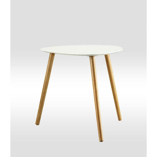 Oslo White End Table