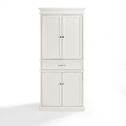 Parsons White Storage Cabinet