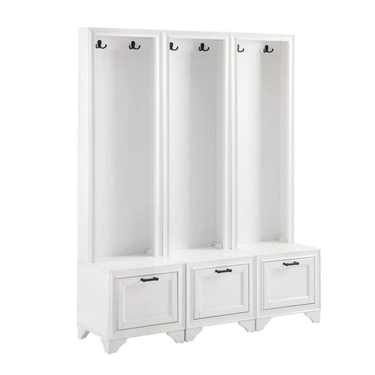 Tara 3-Piece White Entryway Set