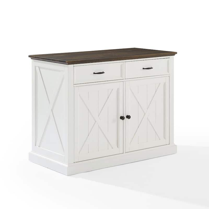 Clifton White Kitchen Island