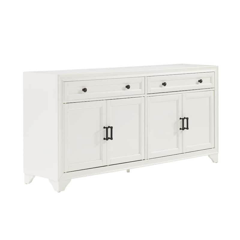 Tara Distressed White Sideboard