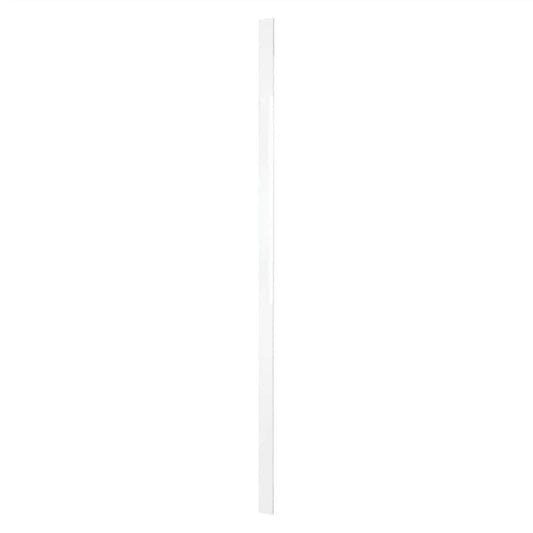 White Gloss Slab Style Kitchen Cabinet Filler (3 in W x 0.75 in D x 96 in H)